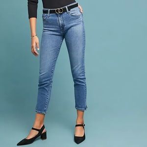 AG Anthropologie Stevie High Rise Skinny Ankle Jeans 25